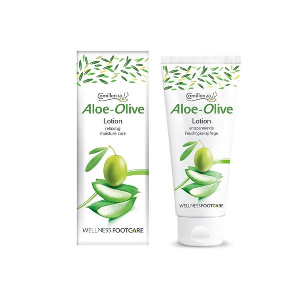 Camillen Wellness, Lotion, Aloevera &amp; Oliven, 100 ml. 
