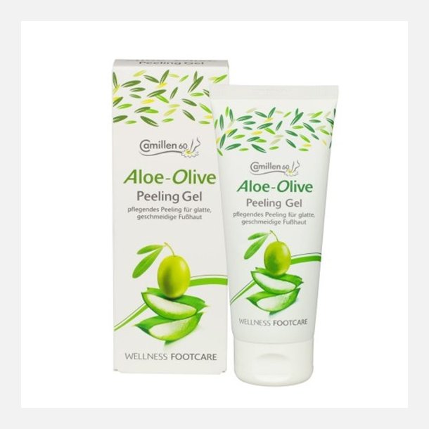 Camillen Wellness, Peeling Gel, Aloe vera &amp; Oliven, 100 ml. 