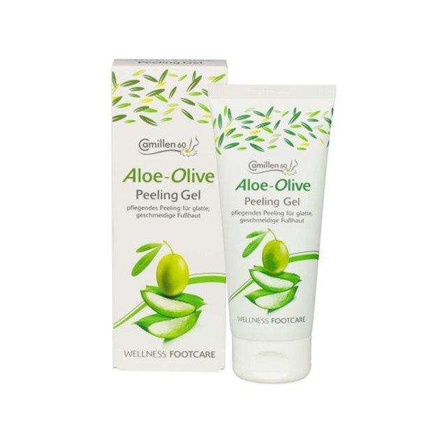 Camillen Wellness, Peeling Gel, Aloe vera &amp; Oliven, 100 ml. 